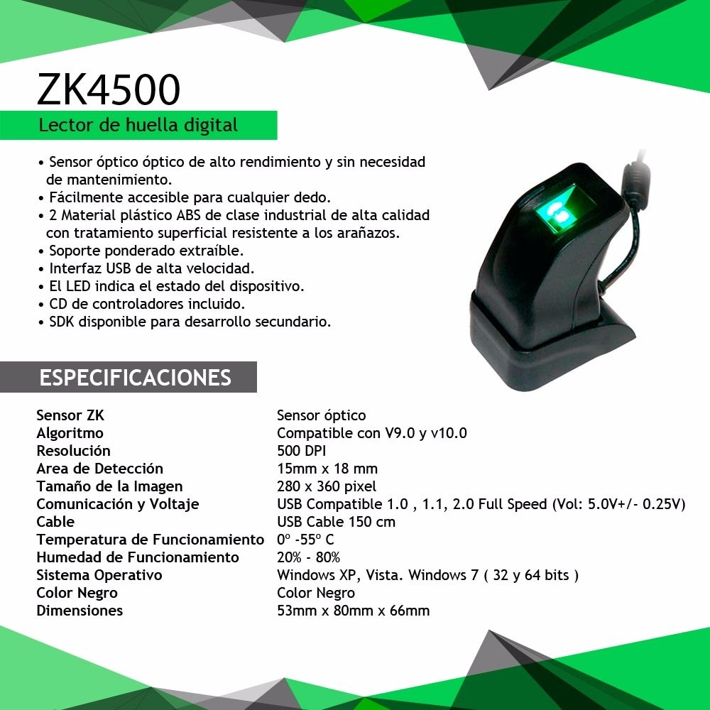 ZKTECO ZK-4500 2